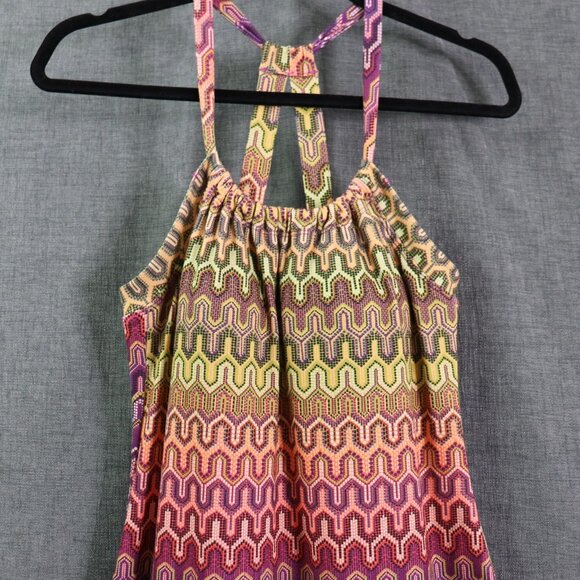 PrAna Multicolor Halter Knit Dress Women’s Small Sleeveless Outdoor Festival - Picture 11 of 16